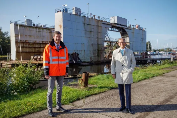Bild: Entwicklungen im Hafen Emden