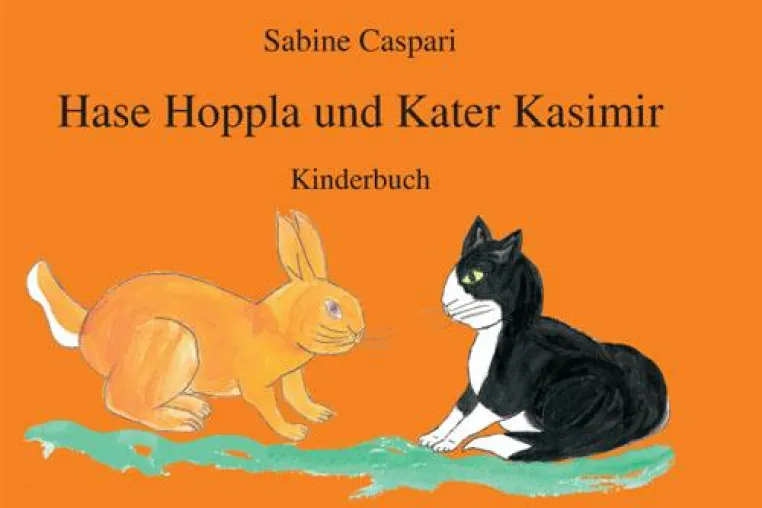 Autorin Sabine Caspari publiziert Kinderbuch „Hase Hoppla und Kater Kasimir“ im Aug. v. Goethe Literaturverlag Bild: Autorin Sabine Caspari publiziert Kinderbuch „Hase Hoppla und Kater Kasimir“ im Aug. v. Goethe Literaturverlag