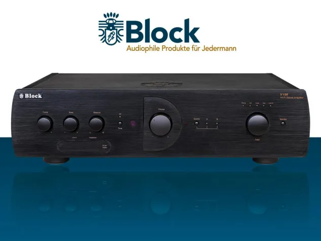 Bild: Block V-120: Der neue HiFI-Vollverstärker von Block.