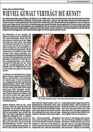 Bild: Das Gorno-Genre aus Sicht der Philsoophie: Wieviel Gewalt verträgt die Kunst?