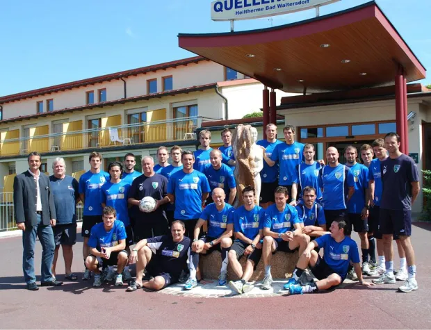 Gratkorns Star-Elf in der Heiltherme Bad Waltersdorf Bild: Gratkorns Star-Elf in der Heiltherme Bad Waltersdorf