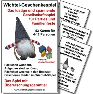 Bild: Analog ist wieder IN: Wichteln mit Freunden und Verwandten zu vielen Anlässen