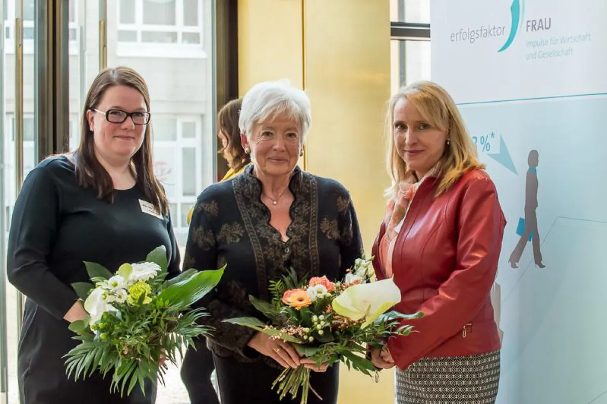 Neujahrsempfang von erfolgsfaktor FRAU e.V. (efF) am 22. Januar 2017 im Schauspielhaus Nürnberg