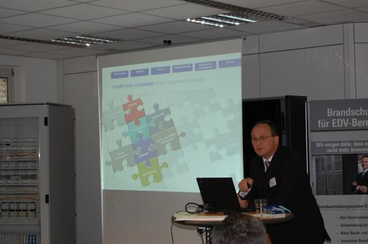 Thomas Federrath beim DataCenterForum 2009 in Köln