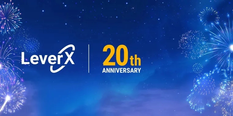 Bild: LeverX feiert 20 Jahre Software Engineering Excellence