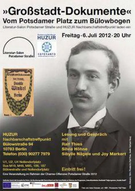 Literatur-Salon Potsdamer Straße Hans Ostwald