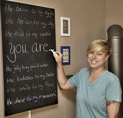 Bild: Ilona Beckers setzt auf kostensparende Infrarotheizungen: Wirtschaftliches Heizen ist jetzt endlich möglich