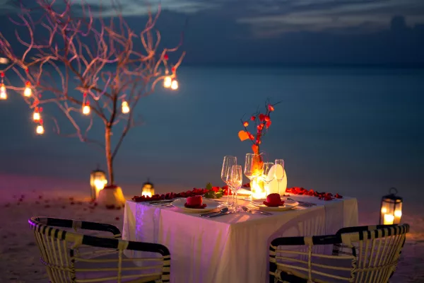 Bild: Ein Jahrmarkt der Liebe im Kandima Maldives zum Valentinstag