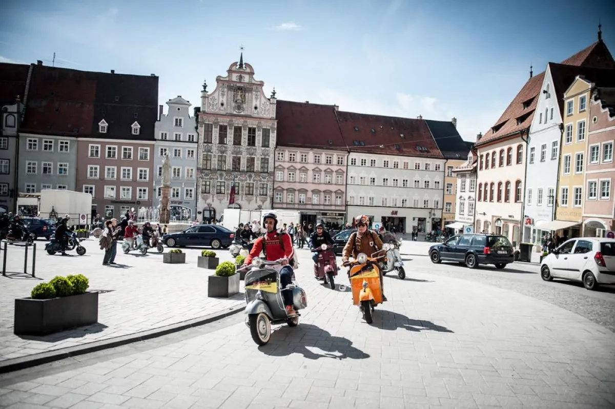Rollerfahrer beim SIP Scootershop Open Day