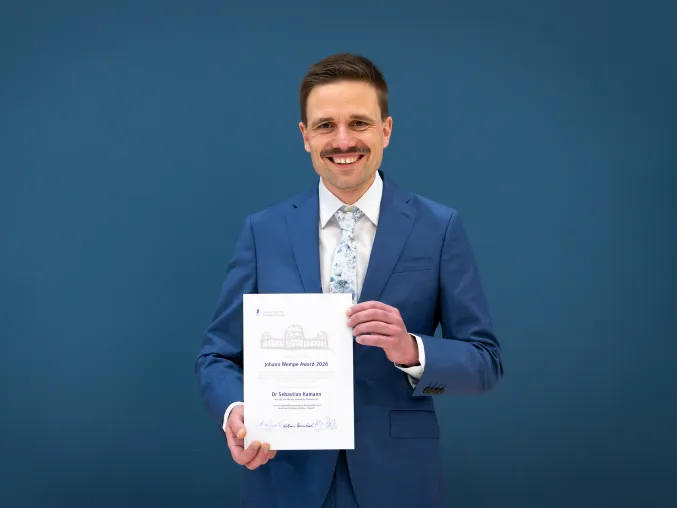 Bild: AIP verleiht Johann-Wempe-Preis 2026 an Dr. Sebastian Kamann