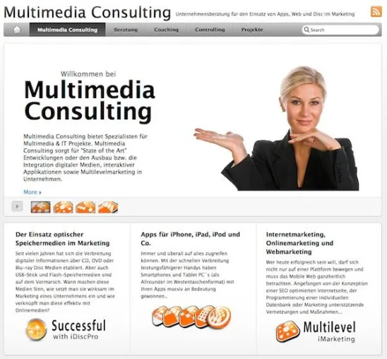 Bild: Multimedia Consulting für Unternehmen - Tipps für Internetmarketing, Onlinemarketing und Webmarketing