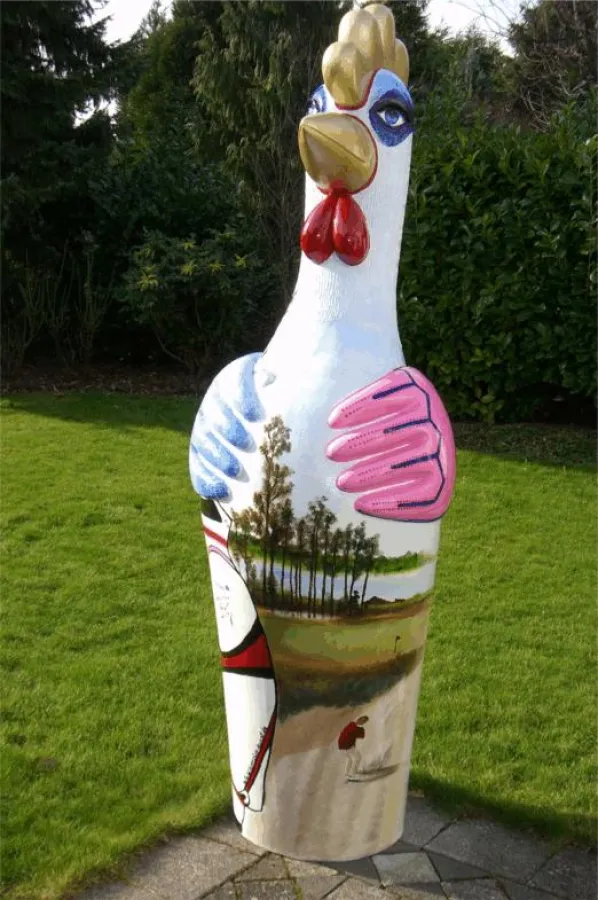 Das Golf-Huhn von den \