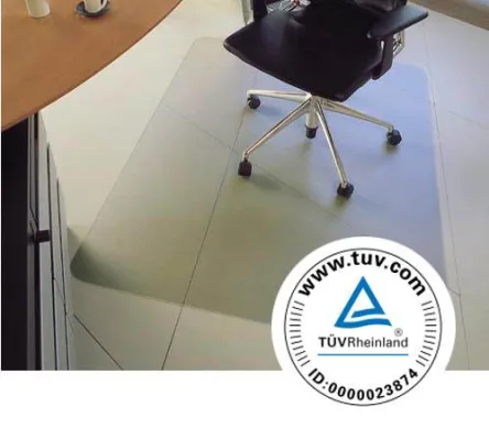 Bild: Bodenschutzmatten mit TÜV-Zertifikat – Polycarbonat-Matten bestehen Härtetest mit Bravour