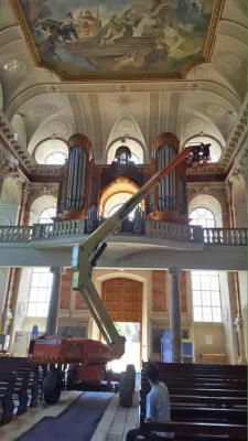 Emissionsfreier Bühnen-Einsatz Bild: Emissionsfreier Bühnen-Einsatz