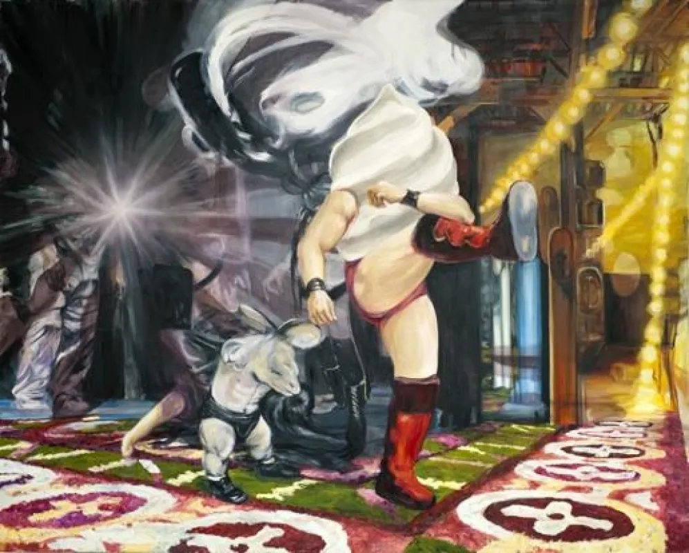O.T., 2010, Öl auf Leinwand, 200 x 250 cm