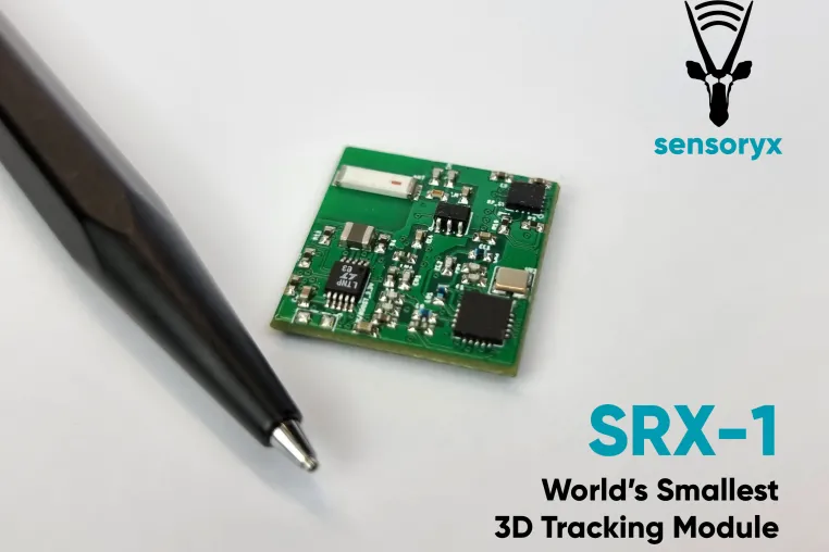 Bild: Sensoryx präsentiert SRX-1, das kleinste 3D-Tracking-Modul der Welt