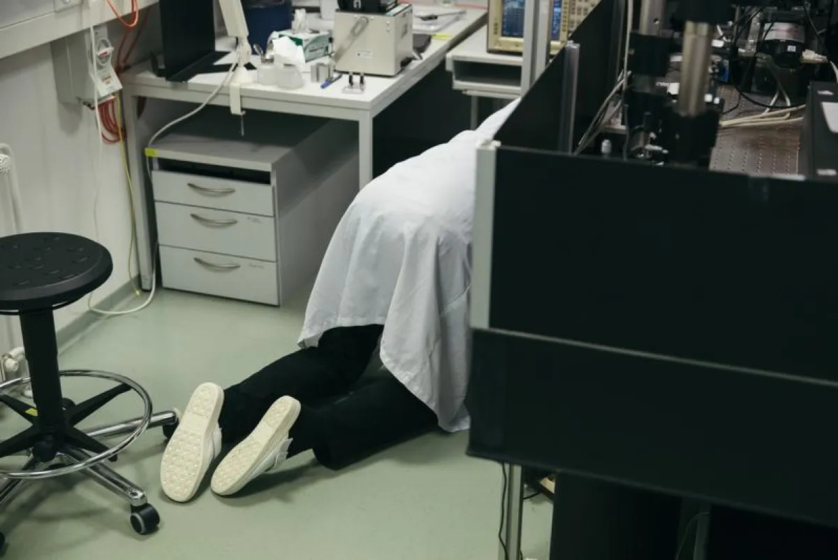 Sven Döring wird für das Einzelmotiv „Grundlagenforschung“ mit dem PUNKT 2017 ausgezeichnet.  (Sven Döring)