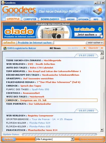 Bild: Goodees: Neue Version 1.3 und 15.000 Leser