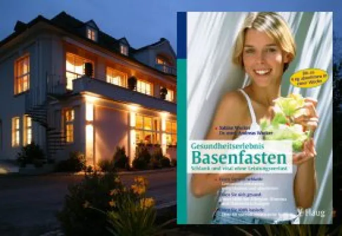 Bild: Wellness-Urlaub & Basenfasten: Erholung und Fasten mit der Autorin Sabine Wacker (Haug Verlag)