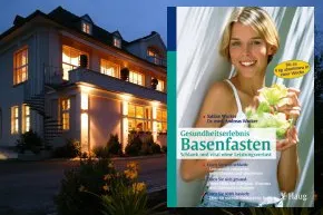Bild: Wellness-Urlaub & Basenfasten: Erholung und Fasten mit der Autorin Sabine Wacker (Haug Verlag)