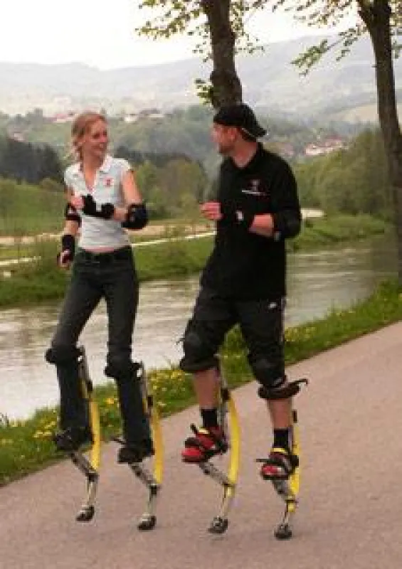 Joggen mit den Meilenstiefeln