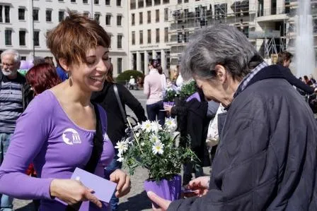 Bild: 111 zarte Jahre Milka: Die lila Kultmarke feiert Geburtstag in Frankfurt