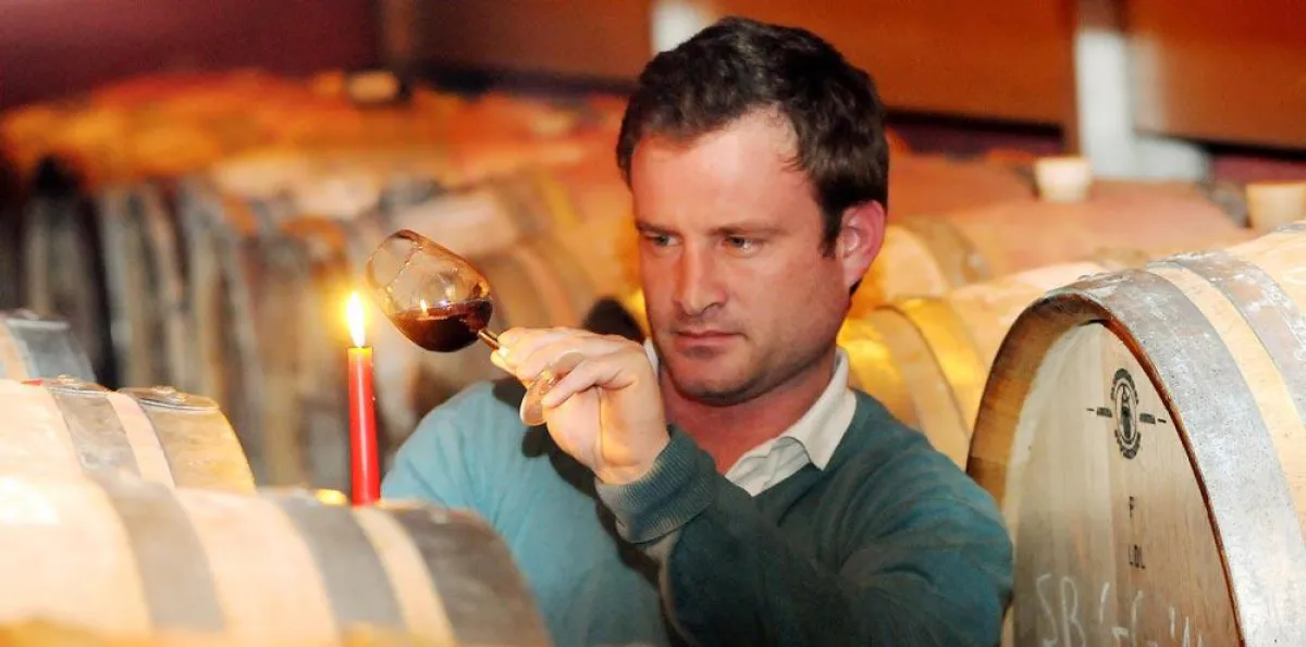 Kellermeister Jacques du Preez vom sächsischen Weingut Schloss Proschwitz