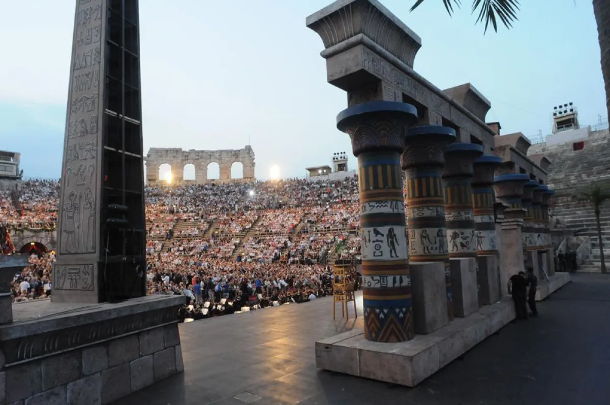 Innenansicht Arena di Verona - Foto Gianfranco Fainello - Fondazione Arena di Verona - alle Rechte vorbehalten