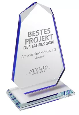 Bild: Fruchtsafthersteller Amecke erhält ATVISIO Award 2020