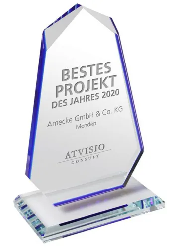 Fruchtsafthersteller Amecke erhält ATVISIO Award 2020 Bild: Fruchtsafthersteller Amecke erhält ATVISIO Award 2020