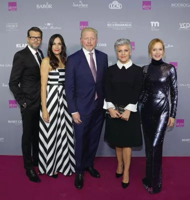 Bild: Becker-Doppel in Düsseldorf: Boris und Elias bei „Gloria – Deutscher Kosmetikpreis“