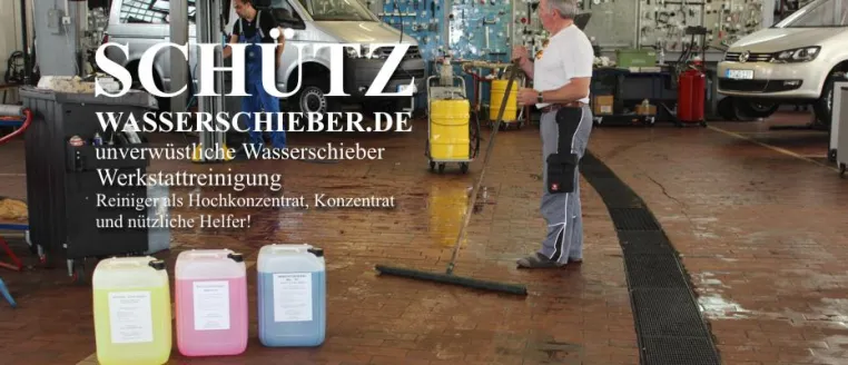 Bild: WASSERSCHIEBER.DE - Neuer Webshop für Reinigungsmittel und Reinigungsbedarf