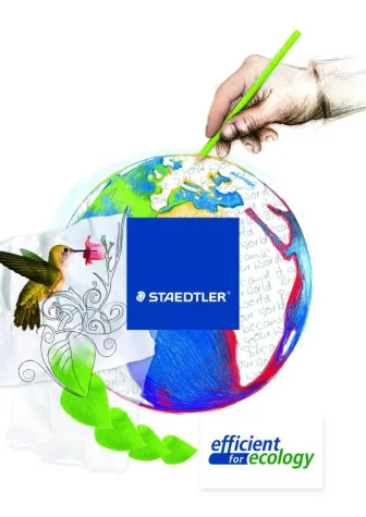 Bild: Ökologisch UND effizient zugleich – STAEDTLER Produkte sind „efficient for ecology“