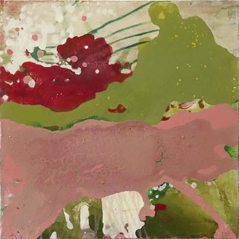 ohne Titel, Acryl und Öl auf Leinwand, 50 x 50 cm, 2013