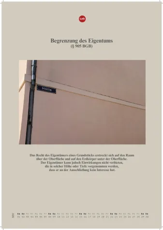 Bild: Hölle, Sexpuppen, Alkohol, Geheimnisse: Bundesrichter und Fotograf geben "Rechtskalender 2025" heraus 