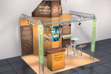 Bild: Kosten senken für den Messestand auf der Medica 2010 in Düsseldorf.