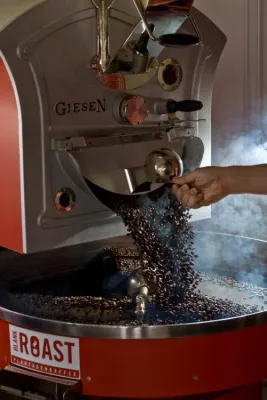 Bild: Rösten mit Rebenholz