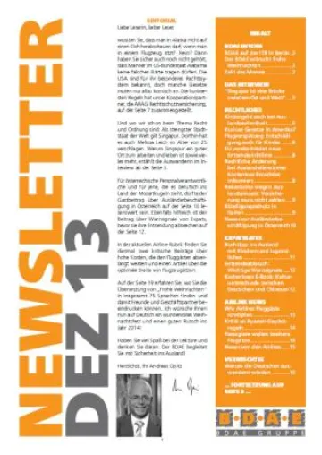 Bild: Jetzt kostenfrei downloaden: Dezember-Ausgabe von "Leben und Arbeiten im Ausland"
