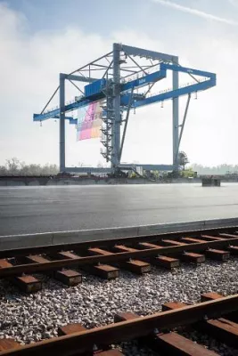 Einweihung des Containerterminals Lauterbourg Bild: Einweihung des Containerterminals Lauterbourg