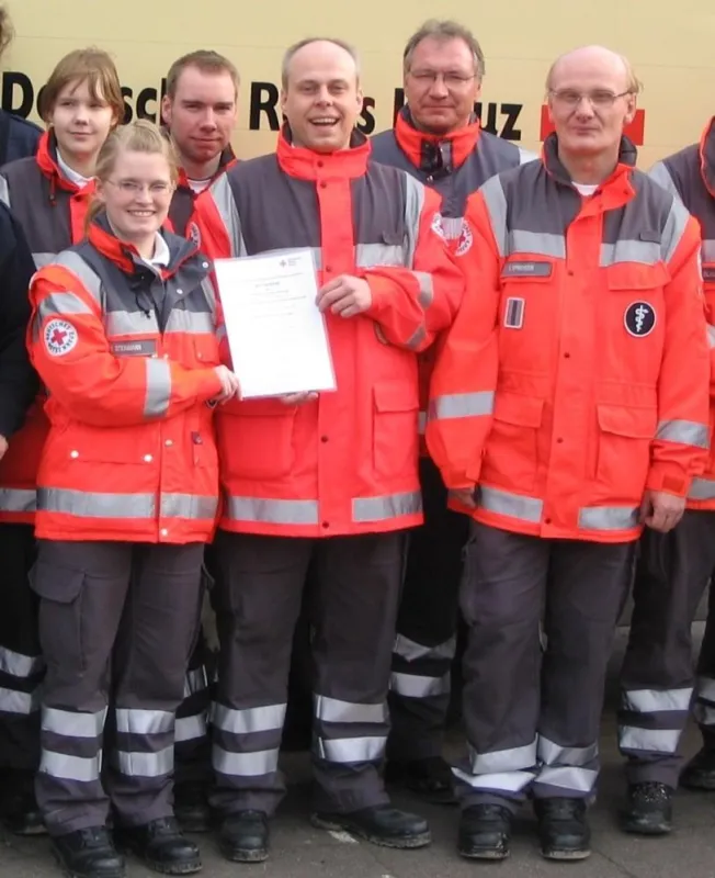 Die erfolgreiche Gruppe des DRK Hille - Kreiswettbewerb 2008