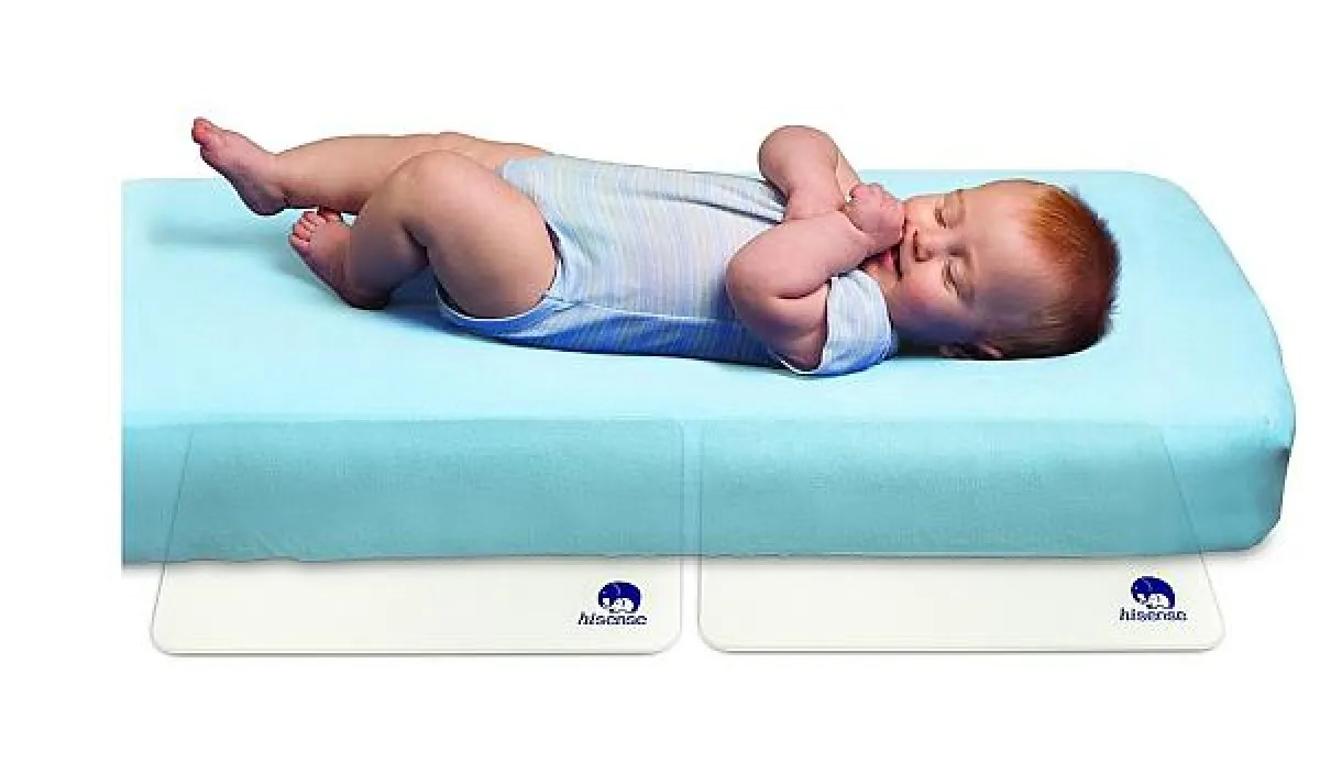Babysense II – der zuverlässige Atmungsmonitor mit Sensormatten von Audioline