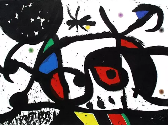 Bild: Galerie Ruf Harmating - 31.08.08 Eröffnung der Ausstellung "3 Generationen spanischer Künstler: Joan Miró, ..."