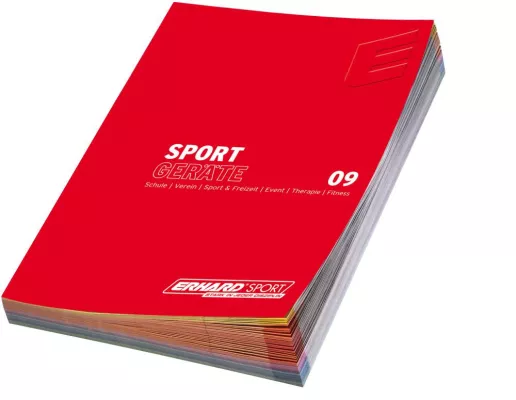 Bild: Rot signalisiert Vitalität und Energie – Der neue Erhard Sport Katalog zeigt Leidenschaft