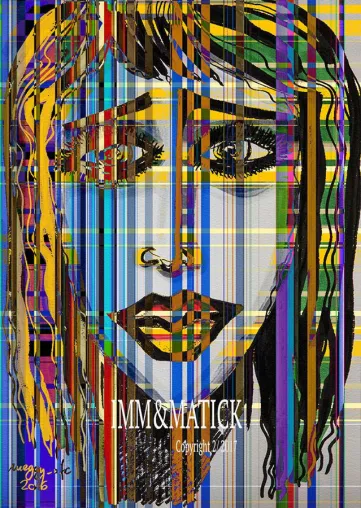Ausstellung "new faces - das dritte Gesicht". Verschmelzung von Malerei und Photographie Bild: Ausstellung "new faces - das dritte Gesicht". Verschmelzung von Malerei und Photographie