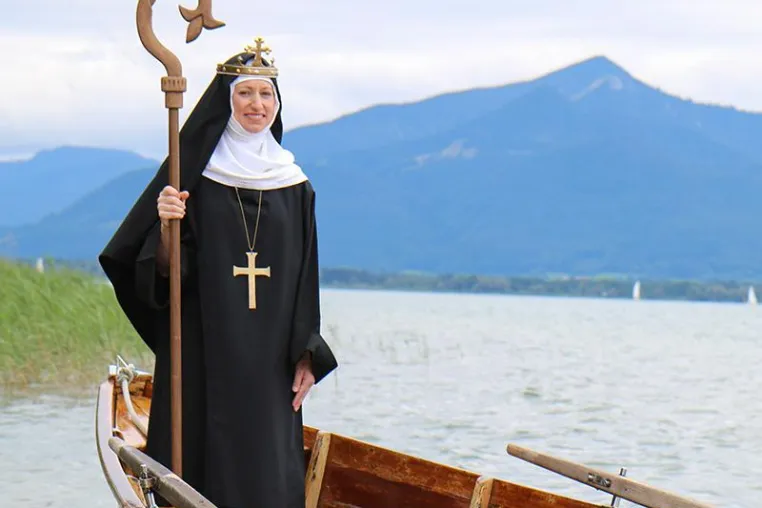 Bild: Selige Irmengard auf dem Chiemsee gesichtet