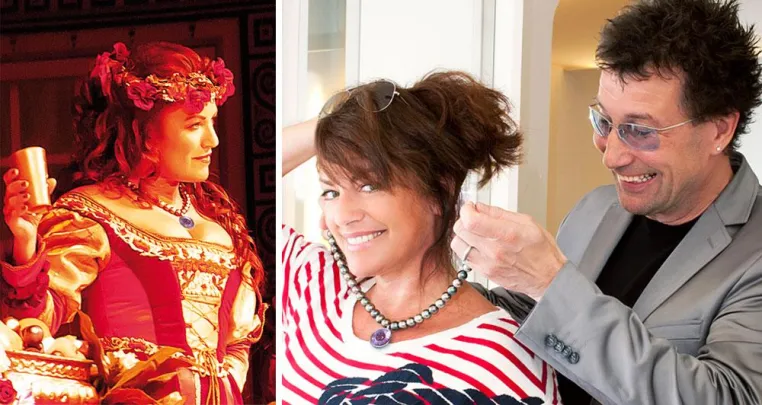 Bild: Schauspielerin Christine Neubauer zu Gast im Schmuck Atelier Meinck, Bad Kissingen