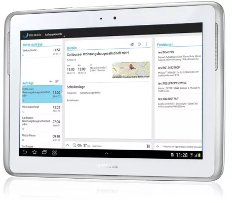 PDS ermöglicht mit mobiler Service-App effizienten Kundendienst auf der Baustelle Bild: PDS ermöglicht mit mobiler Service-App effizienten Kundendienst auf der Baustelle
