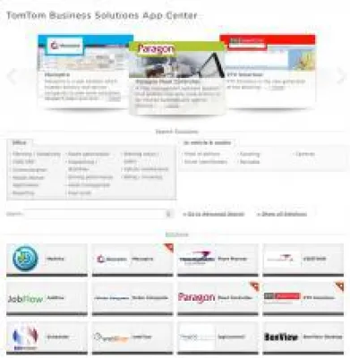 Bild: TomTom App Center zeigt Möglichkeiten für integrierte Flottenanwendungen