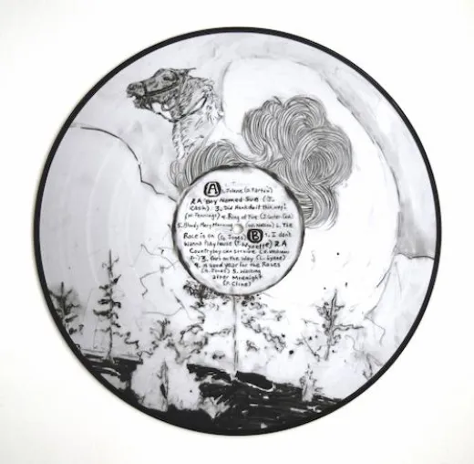 Bild: Laura Bruce zeigt Arbeiten aus ihrer Zeichnungsreihe “SOUNDS THAT CLOUDS MAKE”
