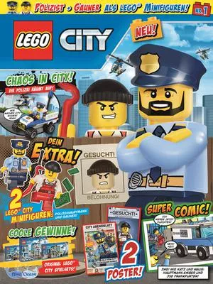 Bild: Auf nach „LEGO® City“! Offizielles Magazin zur Spielwelt erscheint erstmals am 17. Januar